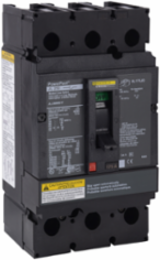 Automatic switch, PowerPacT J, 175A, 3 pole, 600VAC, 100kA, lugs, magnetic
