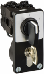 Harmony K Cam Stepping Switch 2 Poles 3 Steps 60° 12A Black Handle