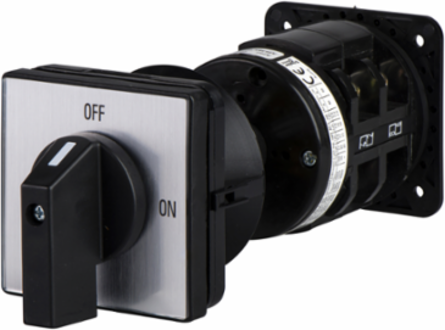 Complete Cam Switch, 3 Poles, 50A, 64x64mm, Front Mounting