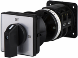 Complete Cam Switch, 3 Poles, 50A, 64x64mm, Front Mounting