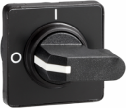 TeSys Vario Rotary Handle 45x45mm IP65 Black, Without Padlocking