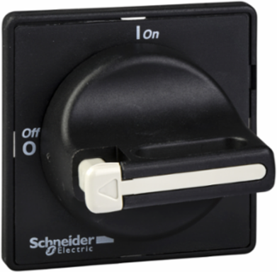 TeSys Vario Rotary Handle, Black, 60x60 mm, IP65, 1-3 Padlocks