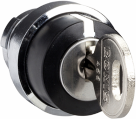 Harmony K Cam Switch Operating Head 22mm, Metal, IP65, Key Operated