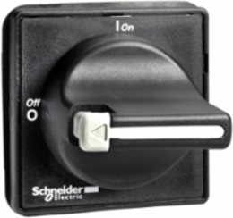 TeSys VARIO / Mini VARIO - front and black rotary handle - without padlocking