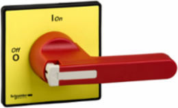 TeSys Vario Rotary Handle, Red and Yellow, 90x90 mm, IP65 Protection