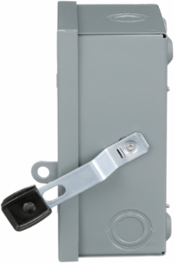 Light Duty Fusible Safety Switch, 30A, 2 Poles, 120VAC, NEMA 1
