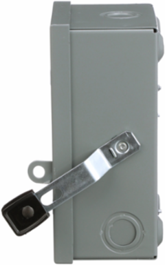 Light Duty Safety Switch, 30A, Fusible Disconnect, 240V AC, NEMA 1