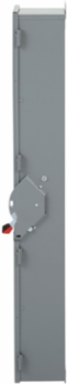 Circuit Breaker Enclosure, 250-600A, 3 Pole, NEMA 12/3R, Steel, 57.5 Inch Height