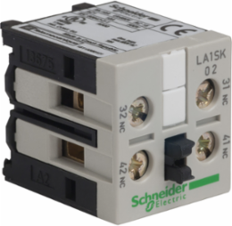 TeSys SK Auxiliary Contact Block, 2 NC, 10A, 690V AC, IP2X, 27mm Width