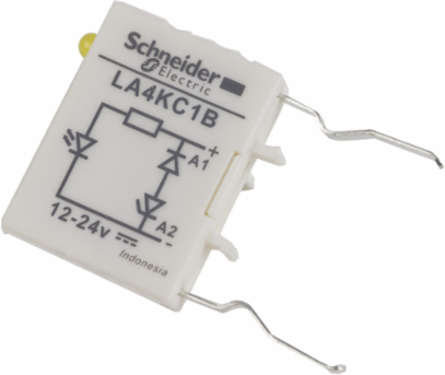 TeSys K Suppressor Module, 12-24V DC, Bidirectional Diode, 5 Units
