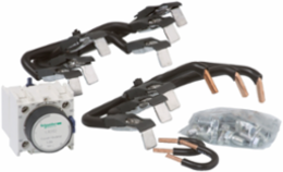 Kit for star delta starter assembling, for 3 x contactors LC1D80, with timer block