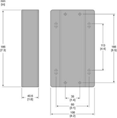 Retrofit Base for TeSys G 115-225 Contactor, -25 C to 60 C, 0.53 kg