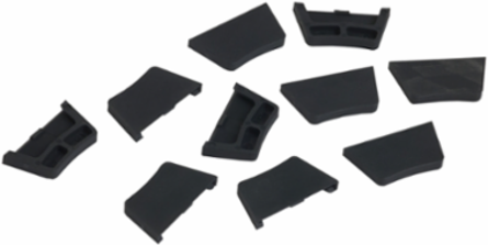 TeSys Deca Stop Wedge, Mounting Accessory, Green Premium, 10 Per Set