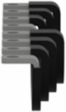 Changeover bar, Tesys Deca Advanced, for 4P LC1DT200A6 contactors
