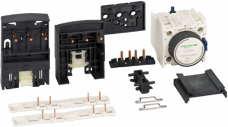 Star Delta Starter Kit for 3 Contactors LC1D09-D18, 0.13 kg