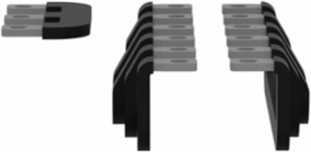 Sets of power connections, Tesys Deca Advanced, for LC1D115-150A6
