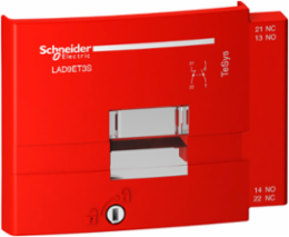 Safety Red Protective Cover for TeSys Deca Contactors, 63.5 mm Width, 84.5 mm Height