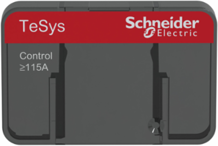 Red safety cover, Tesys Deca Advanced, for LC1D115-150A contactor