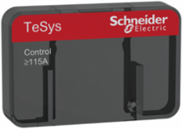 Red safety cover, Tesys Deca Advanced, for LC1D115-150A contactor