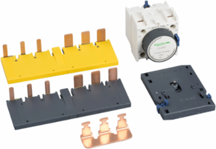 Star Delta Starter Assembly Kit for 3P Contactors LC1D40A-D80A, 30s Timer