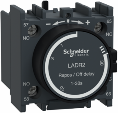 TeSys Deca Time Delay Auxiliary Contact Block, 1NO+1NC, 1-30s Delay