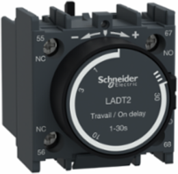 TeSys Deca Time Delay Contact Block 1NO+1NC, On-Delay 1-30s, Front Mounting
