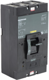 Circuit breaker, LA, 400A, 3 pole, 600VAC, 22kA, 250VDC, unit mount, thermal magnetic, plug on shroud