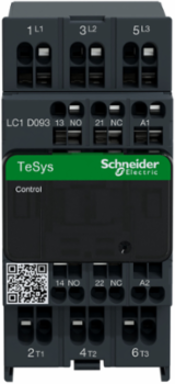 TeSys Deca Contactor, 3 Poles, 9A, 24V DC, Low Consumption Coil