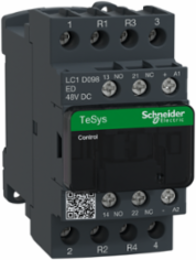 TeSys Deca Contactor 4 Poles 20A 48V DC Coil 45mm