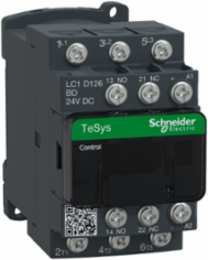 TeSys Deca Contactor 3P 12A 24V DC Coil, 45mm Width