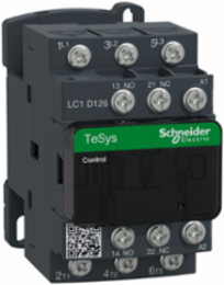 TeSys Deca IEC Contactor, 12A, 7.5HP, 3 Pole, 220V AC Coil
