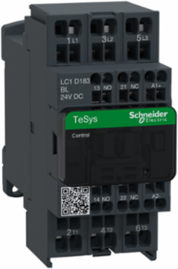 TeSys D Contactor 3P, 18A, 24V DC Coil, 45mm Width