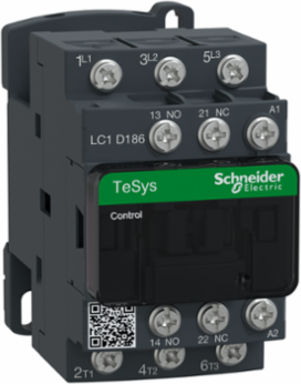 TeSys Deca Contactor 3-Pole 18A 24V AC Coil 45mm Width