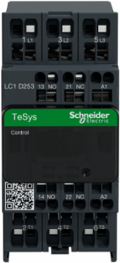 TeSys Deca Contactor, 3P 25A, 24V AC Coil, Compact Design