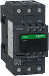 TeSys Deca 3P Contactor, 40A, 120V AC Coil, IP20, Compact 55mm