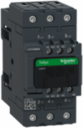 TeSys Deca Contactor, 3P 50A, 220V AC Coil, IP20, Compact Design