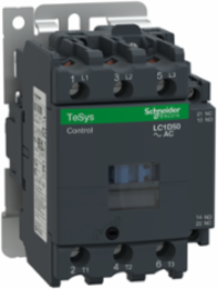 TeSys Deca Contactor 3P 50A 24V AC 50/60Hz DIN-Rail Mount