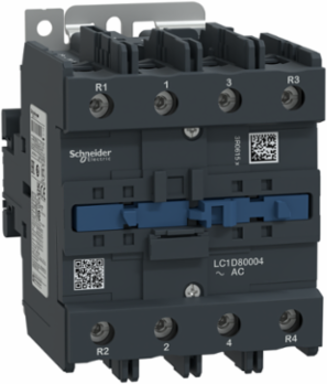 TeSys Deca Contactor, 4P, 125A, 110V AC Coil, 440V