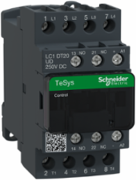 TeSys Deca Contactor, 4 Pole, 20A, 250V DC Coil, 45mm Width