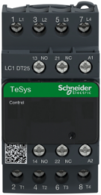 TeSys Deca Contactor 4P 25A 440V AC-1 120V AC Coil