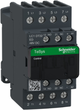 TeSys Deca Contactor, 4P 32A 48V DC Coil, IP20 Protection