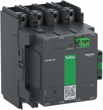 TeSys Giga High Power Contactor, 4 Pole, 275A, 48-130V AC/DC Coil
