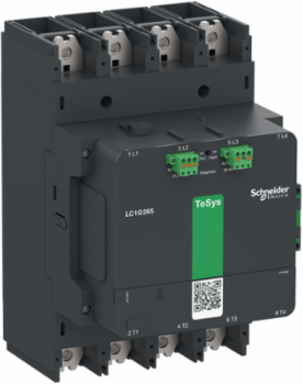 Contactor, high power, TeSys Giga, advanced version, AC-1, <= 440V, 550A, 4 pole/NO, 24-48VAC/DC coil