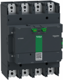 Contactor, high power, TeSys Giga 630, advanced version, 4 pole/NO, AC-1 <=440V 1050A, 48-130VAC/DC coil