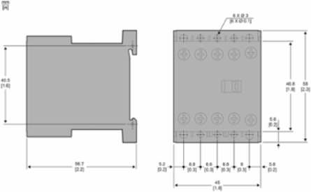TeSys K Contactor, 3 Pole, 12A, 110V AC Coil, 45mm Width