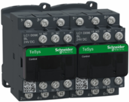 Reversing Contactor 3P 9A AC-3 24V DC Coil 90mm Width