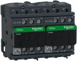 TeSys Deca Reversing Contactor, 3P, 440V, 18A, 110V AC Coil