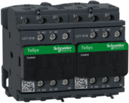 TeSys Deca Reversing Contactor, 3P, 18A, 220V AC 50/60Hz, IP20