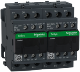 TeSys Deca Reversing Contactor 3P 25A 24-60V AC/DC Coil