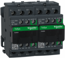 TeSys Deca Reversing Contactor 3P 25A 48-130V AC/DC Coil